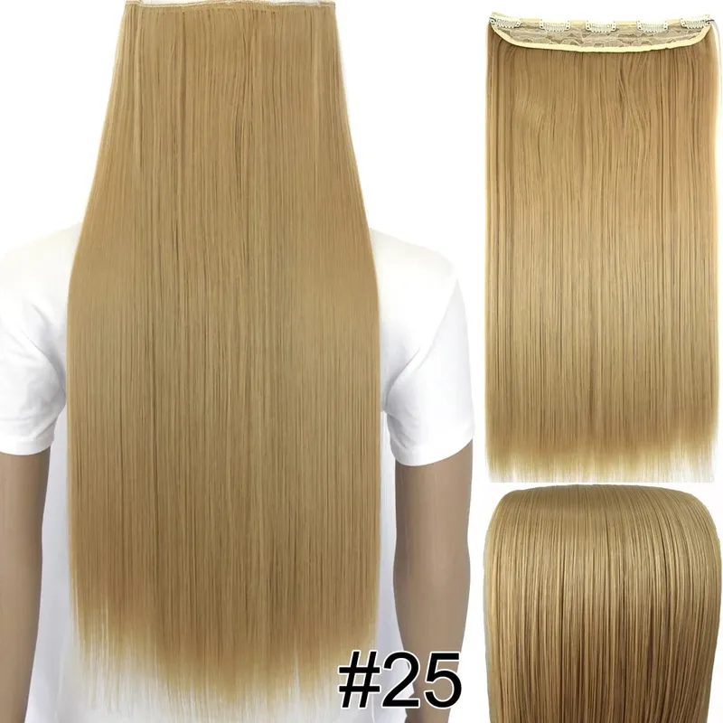 Fibra sintetica resistente al calore 120gr Dritto 5 clip su clip nelle extension per capelli 5006
