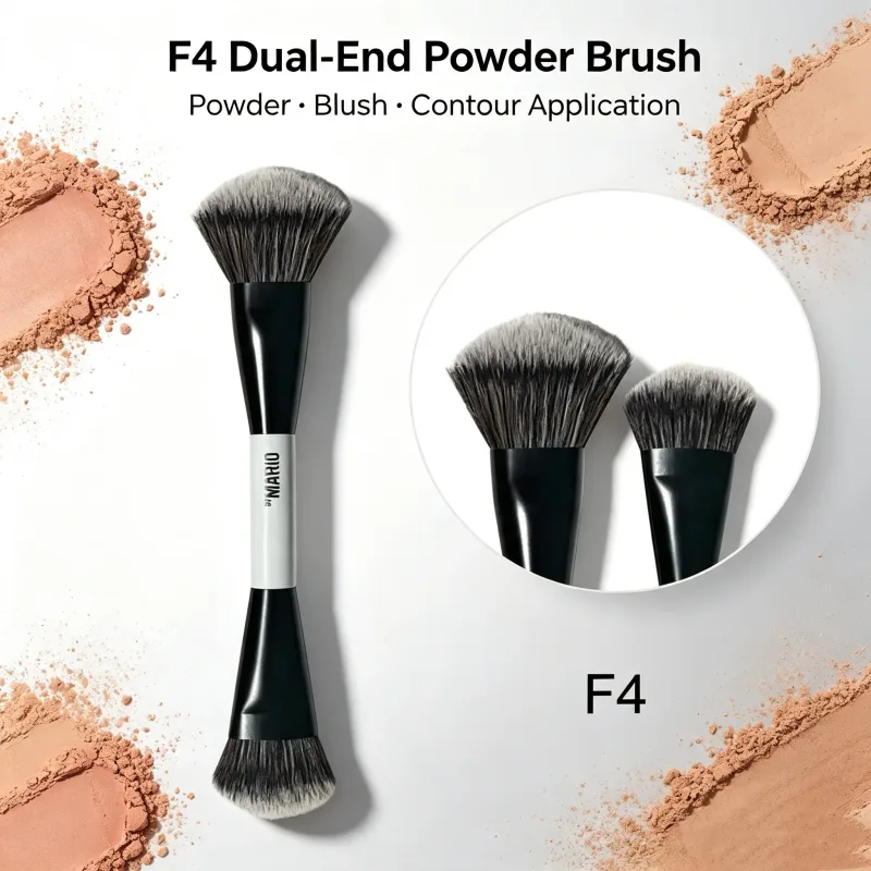 Soft Fiber Hair Cosmetic Brush Set - F1-F4 E1-E6 Series Makeup Brushes for Highlight Blush Ambient Glow - Premium Quality — image 3