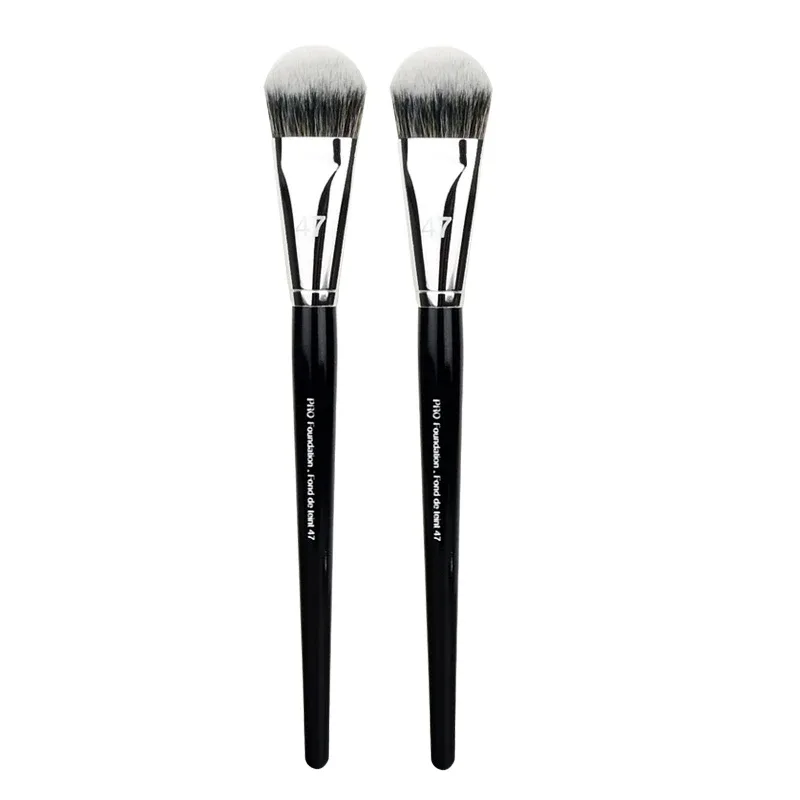 1-10pcs Pro Foundation Brush 47 Broom Head Professional Liquid Foundation Cream Concealer Brushes Women Face Base Makeup Tools