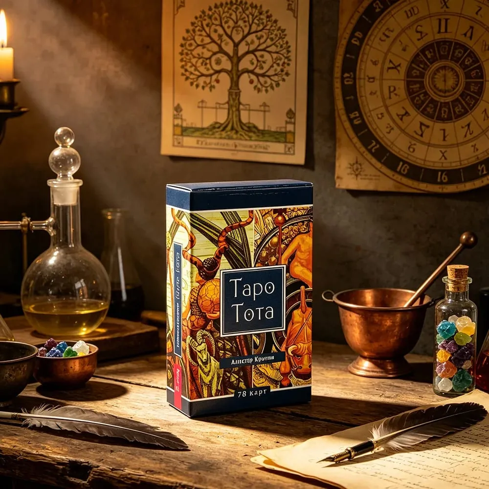 Tarot Deck 78‑Cards Russian Version Tapo Tota Mysterious Divination Fortune‑Telling Board Game for Tarot Collectors Practitioner — image 5