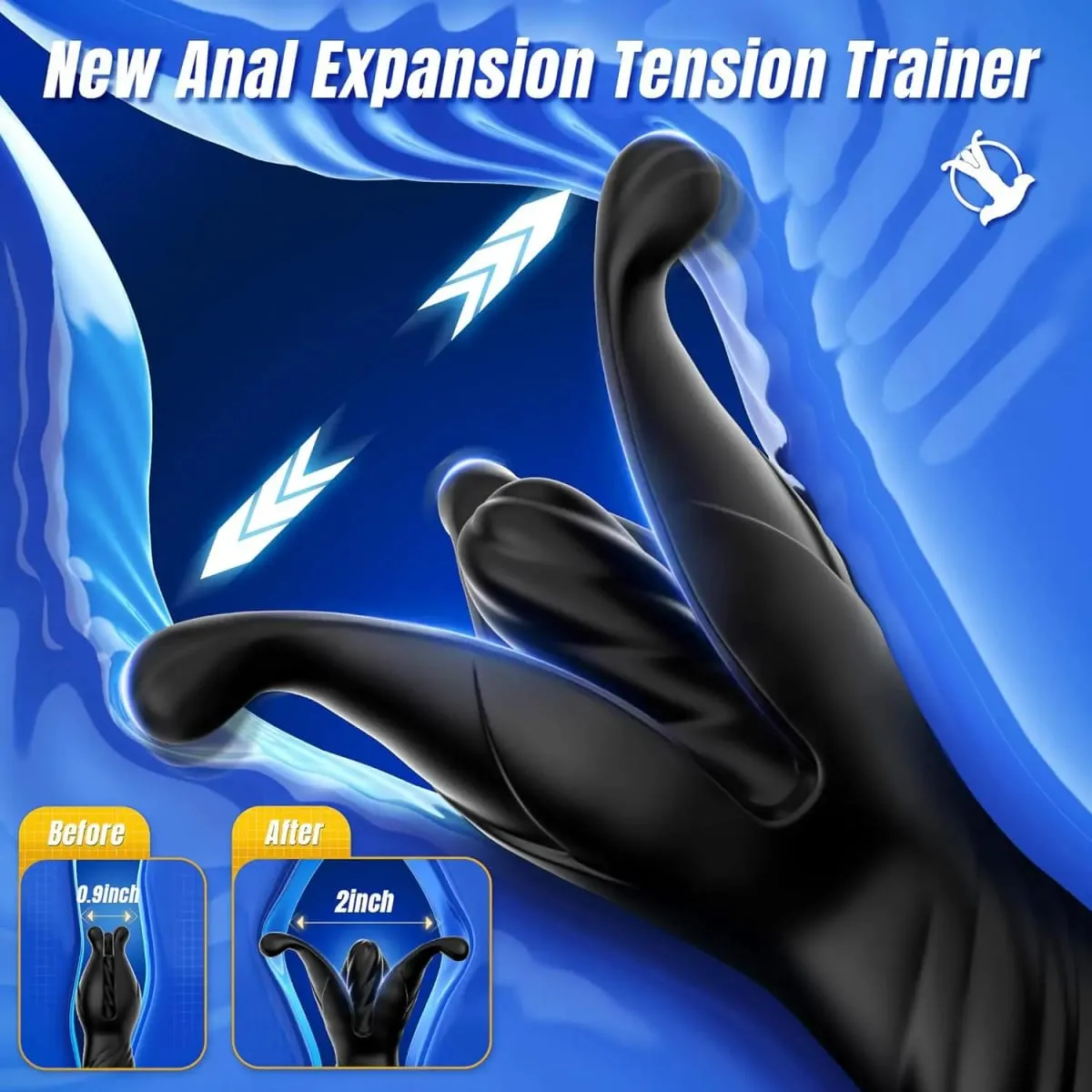 Remote Controlled Thrusting Anal Plug Vibrator Vibrating Butt Plug Male Prostate Massager Buttplug Adults Goods Sex Toy for Men — image 4