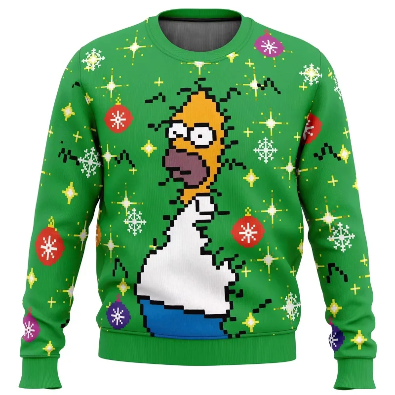 outono e inverno de volta ao futuro suéteres feios de Natal, camisas de anime de desenho animado para homens e mulheres, roupas — image 27