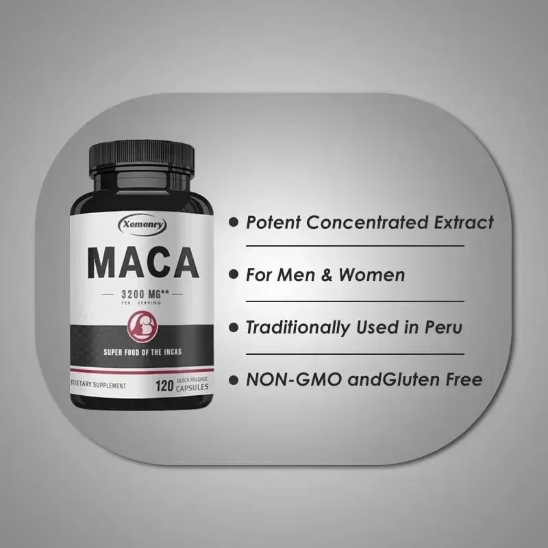 Organic Maca Supplement for Men Increase Stamina Immunity Supplement Big 18 — image 5