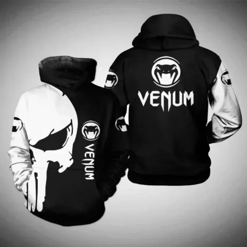 Men's sports hoodies Men's Boxing Suit Wolf Domineering Pattern Suitable For Outdoor Fashion Wearing hoodie Men's Clothing tops — image 4