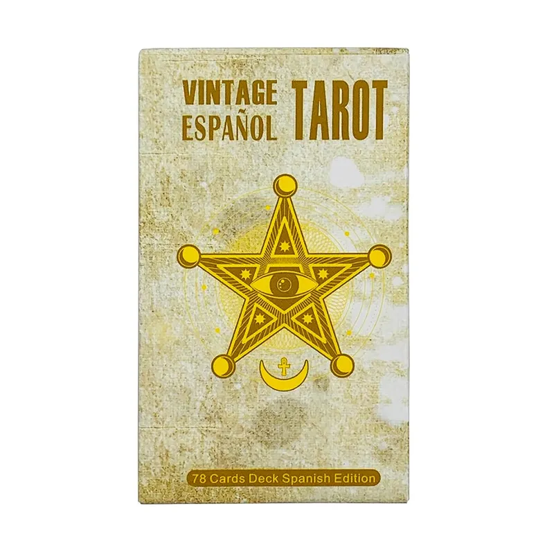 Spanish Tarot Cards 78pcs Tarot Deck Family Leisure and Entertainment Card Games Perfect For Spiritual Guidance & Gift Giving