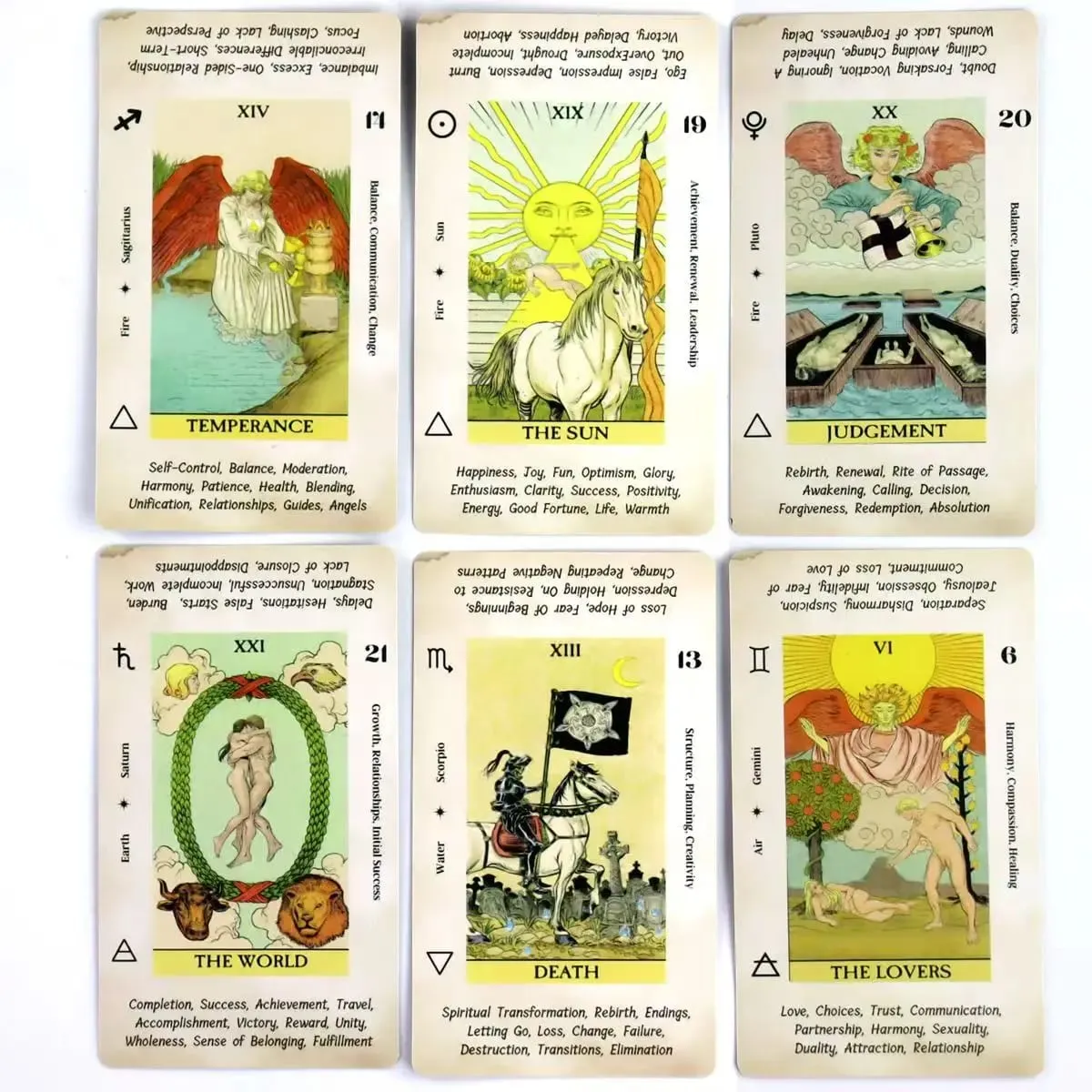 Before Tarot Deck 78 Pcs Tarot Cards 10.3*6cm One Moment Before with Keywords — image 2