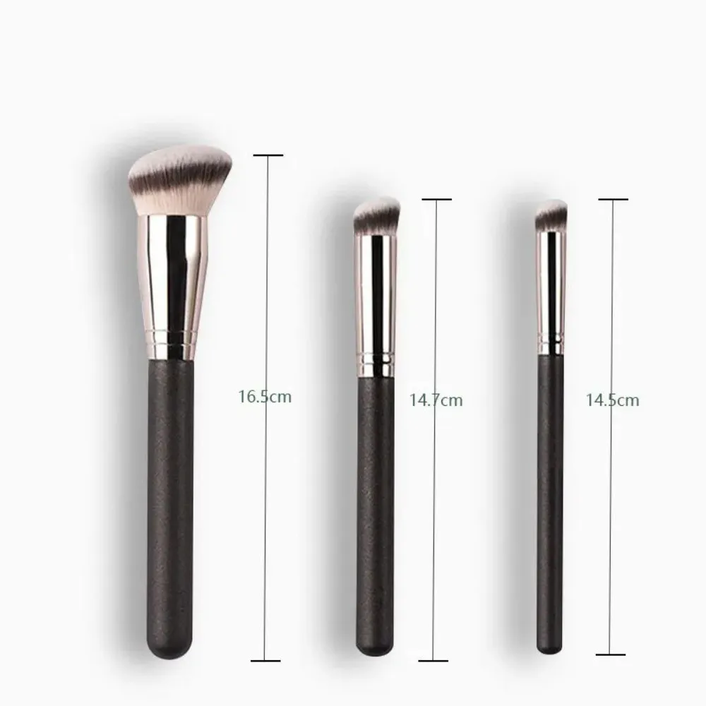 Juego de brochas de maquillaje facial, base en polvo, corrector, crema BB, colorete, herramientas para productos líquidos y en polvo, 1/3 Uds.