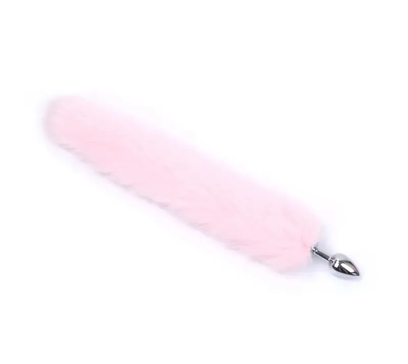 Rabbit Tail Fox Tail Metal Anal Plug Sex Toy adult Product for Woman Anal Plug Dog Tails Slave Cosplay Fetish Gear Accessories — image 12