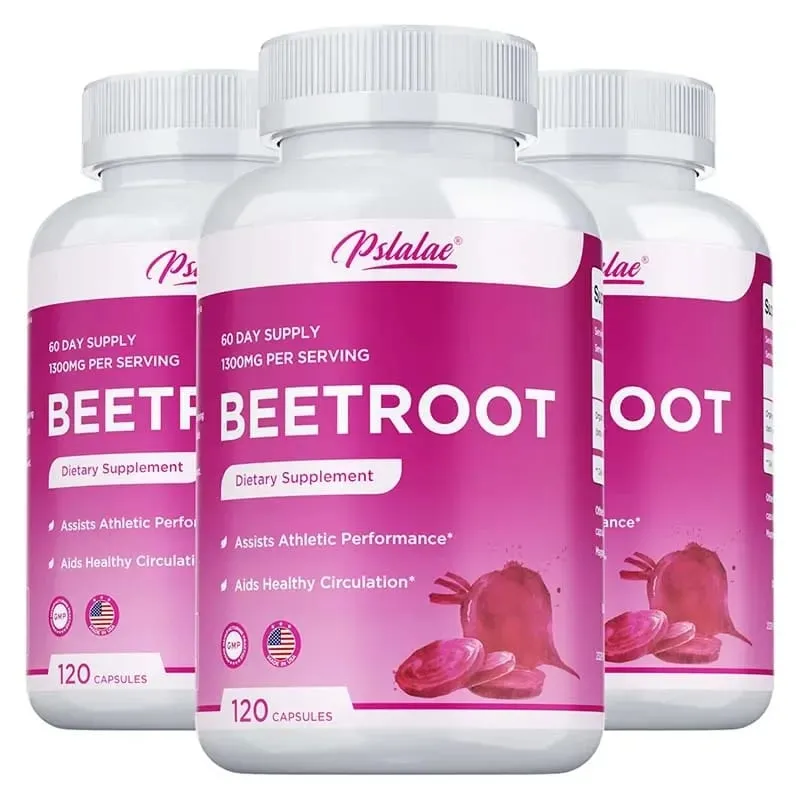 Beet Root Capsules - Promotes Heart Health Boosts Natural Energy Improves Endurance and Maintains Normal Blood Pressure — image 10