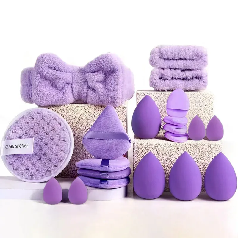 33 db-os beauty set sminkkészlet nagy és kis szépségszivacsok a hibátlan sminkfelvitelhez és a smink eltávolításához teljes készlet — image 11