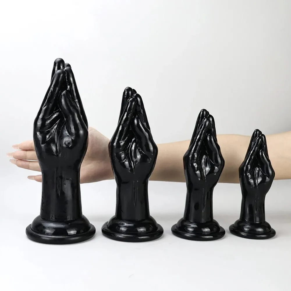 4 Sizes Huge Hands Finger Anal Plug Clear Arm Anus Prostate Massage Big Butt Plug G Spot Masturbation Gay Sex Toys For Women Men