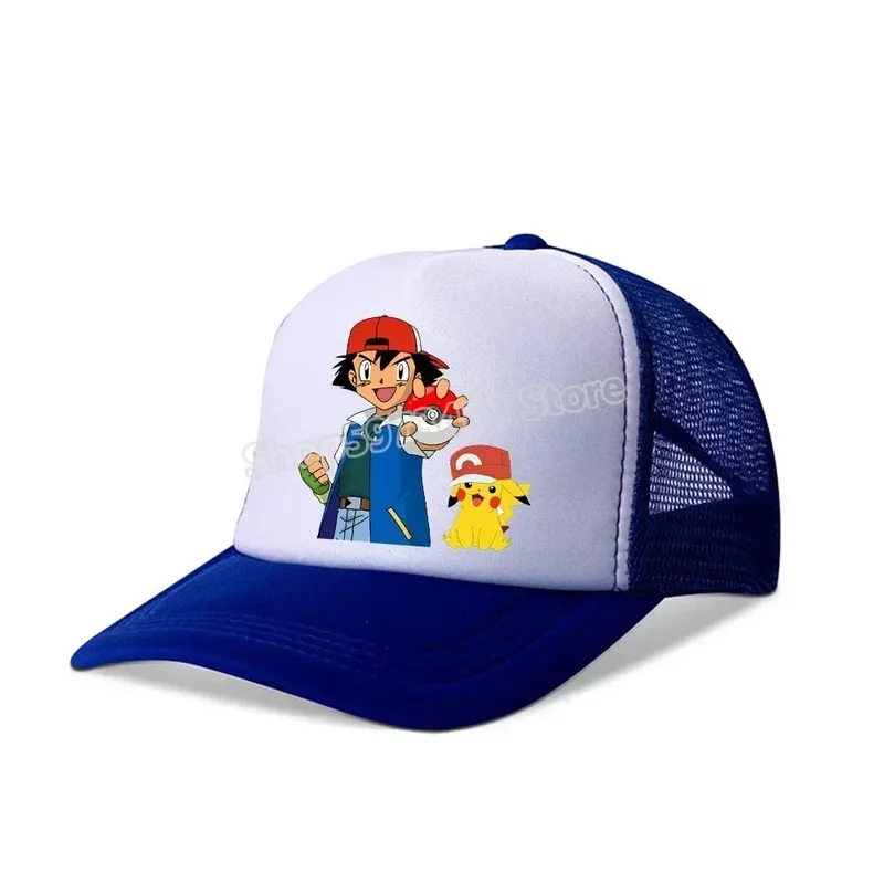 Pokemons Baseball Cap Pikachu Charizard Gengar cartoon Peaked Hat Kid Adult Summer Outdoor Sport Hat Boy Casual Fashion Cap Gift — image 26