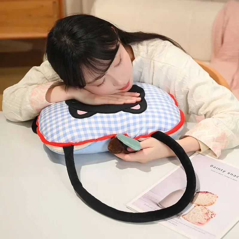 Apple Plush Pillow Cat Stuffed Cushion Kawaii Soft Sofa Cushion Air Conditioning Blanket Throw Pillow Adorably Birthday Gifts — image 8