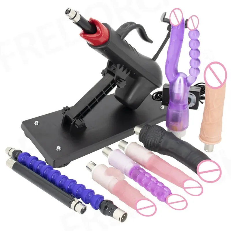 Fredorch Automatic Retractable Sex Pumping Gun Machine with Dildo For Male and Female Masturbation Sex Toy 450 Stroke per minute — image 28