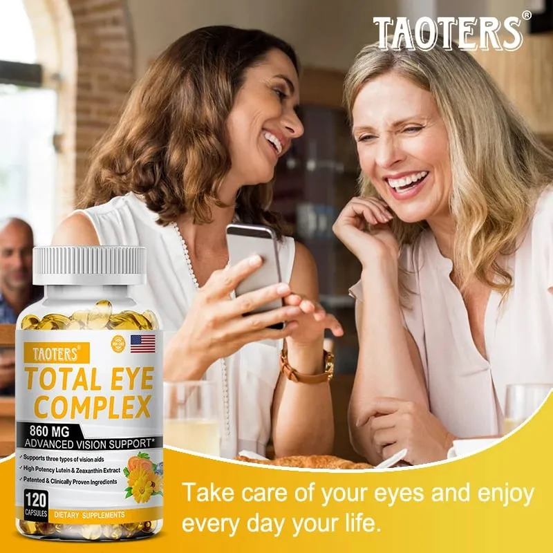 Lutein Eye Capsules 860mg -Contains Zeaxanthin Bilberry Extract and Vitamin A-Supplement Eye Vitamins To Promote Healthy Vision