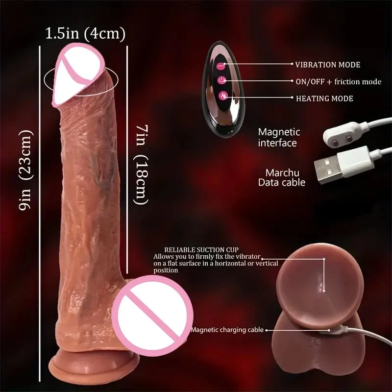 Pênis grande pênis vibrador realista vibrador telescópico feminino masturbador anal plug para mulheres empurrando brinquedos sexuais adultos masculino sex shop — image 10