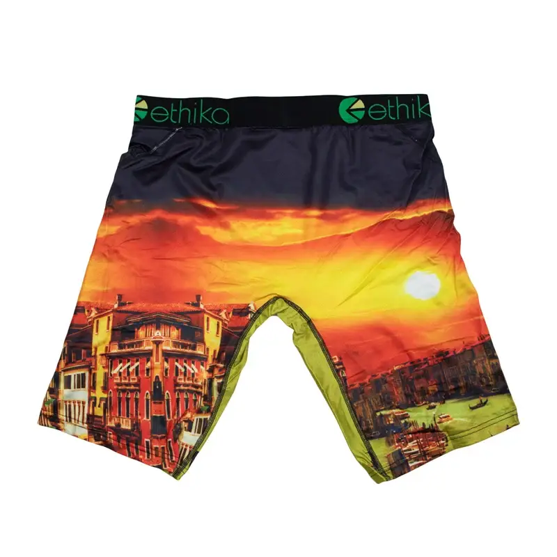 1Pcs Men Underwear Boxers Breathable Mesh Mens Underpants Plus Size Man Swimming Boxer Briefs Summer Sexy Men's Panties