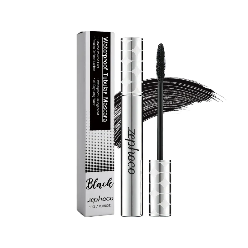 3D Black / Brown Mascara Waterproof Curled Eyelashes Fast Dry Eye Lashes Brush Beauty Makeup Beauty Lengthening Eye Cosmetics