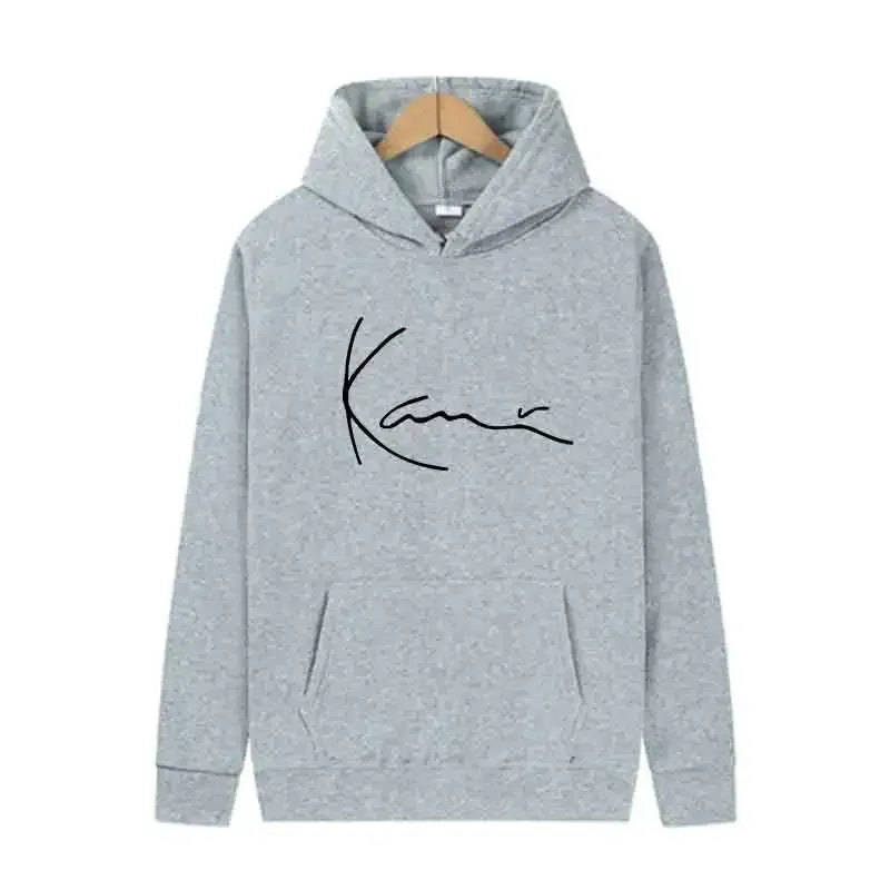 Men Blue White Fashion Trends Hoodie Print Casual Streetwear Sports Jogging Sweatshirt Pullover Spring Autumn Daily Unisex Cloth — image 3
