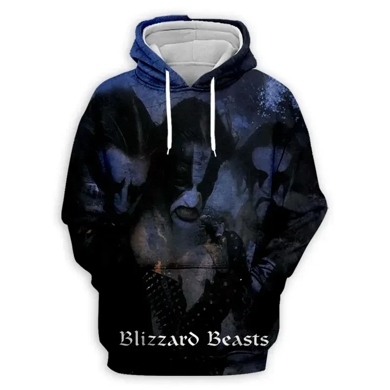 Black Metal Rock Immortal 3D Print Hoodies Men Women Fashion Casual Sweatshirts Oversized Hoodie Pullovers Tracksuit Clothing — image 5