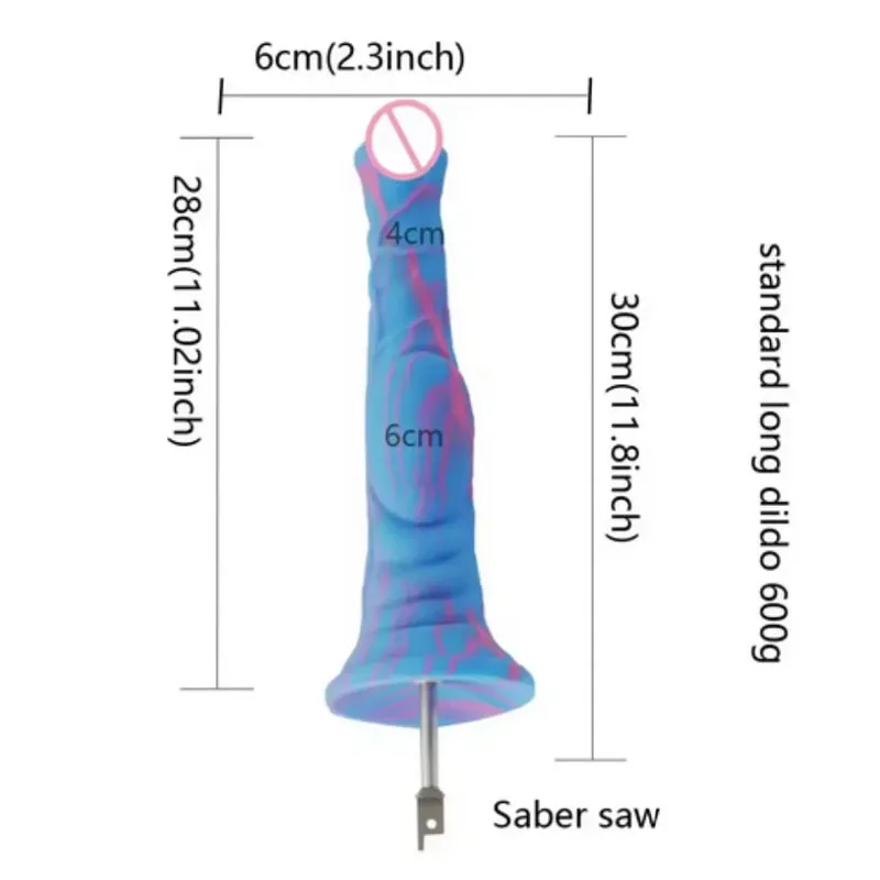 Saber Jigsaw Reciprocating Saw Large Silicone Dildos Reciprocating Saw 3XLR VAC-U-LOCK Adapter Attachments Sex Machine — image 21