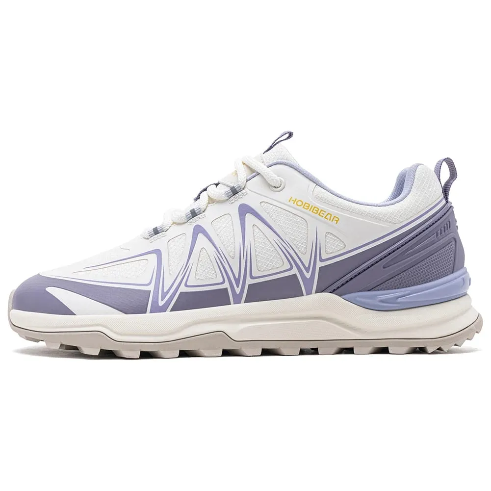 Unisex Wide Width Hiking Sneakers Outdoor Trail Running Shoes Artificial Leather Non Slip Lace-Up Walking Sneaker
