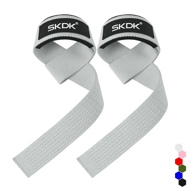 1 Pair Weightlifting Wrist Straps Strength Training Adjustable Non-slip Gym Fitness Lifting Strap Wrist Support Sports Grip Band