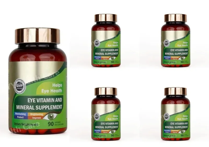 Lutein Eye Vitamins Capsules with Zeaxanthin Zinc Daily Eye Nutrition Supplement Eye Health Support for Adults 90 Count Bottle — image 12