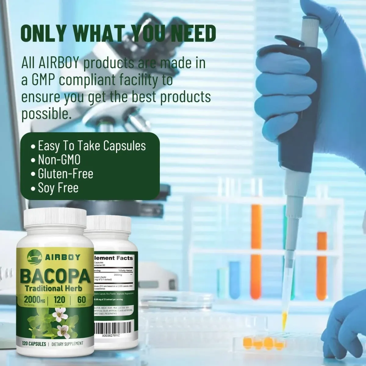 Extrakt z Bacopa Monnieri – pomáhá jasnému myšlení a zlepšuje paměť zpomalení stárnutí pleti doplňky stravy — image 5