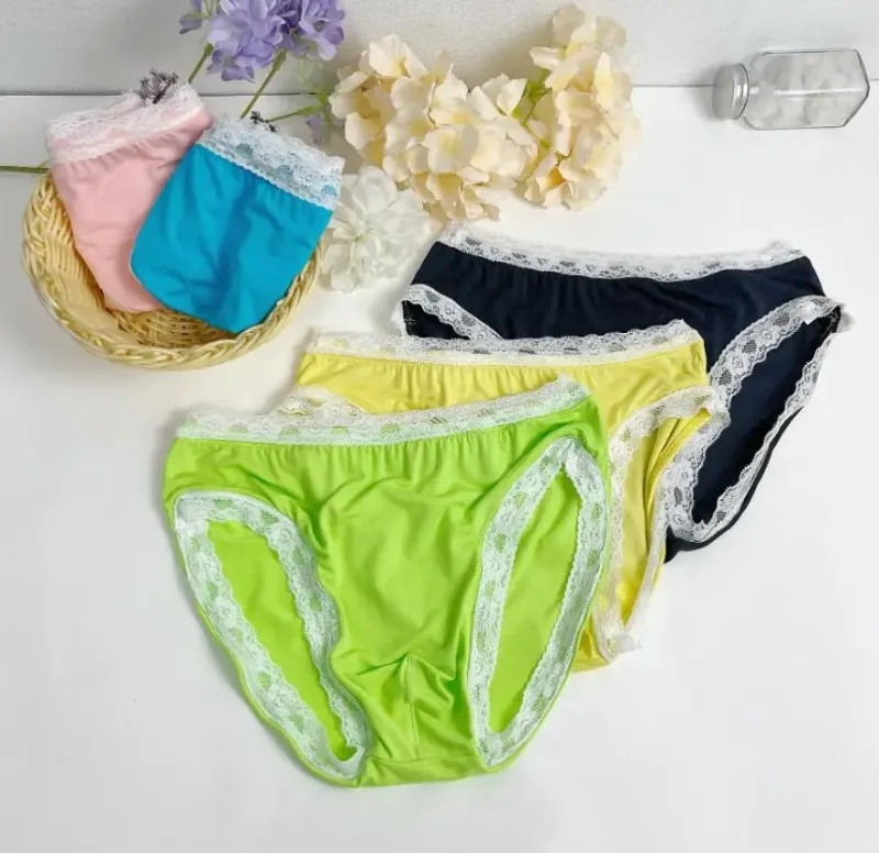 New Men's Underwear Sexy Men's Lace Briefs U-Convex Pouch Low-Rise Comfortable and Breathable Shorts Briefs men underwear sexy — image 15