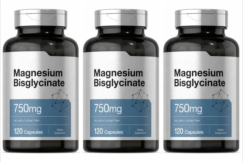 Magnesium Bisglycinate 750mg Capsules Supports Relaxation Muscle Comfort Bone Health 120 Capsules Non GMO Gluten Free — image 9
