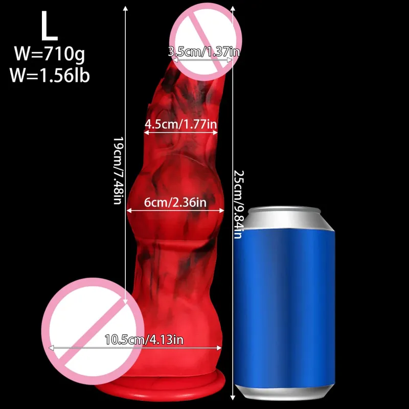 Various Styles Of Dog Penis Silicone Big Dildo With Suction Cup Vaginal Stimulation Masturbator Cock Adult Toys Women Sex Toys