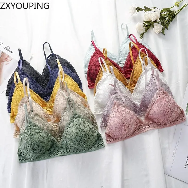 Σετ Σουτιέν 3 τεμαχίων Σέξι δαντέλα Beauty back κοστούμι Εσώρουχα Συγκεντρώστε απρόσκοπτη γυναικεία εσώρουχα Εσώρουχα Άνετα εσώρουχα — image 3