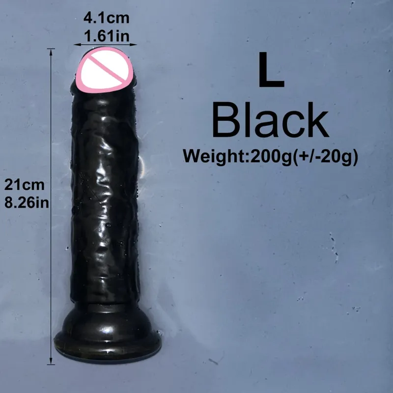 Ucuz 5 Renk Küçük Şeffaf Yapay Penis Vantuz Jöle Dick Kadın Erotik Anal Seks Oyuncakları Yumuşak Klitoris Vajinal Masturbators Penis — image 30