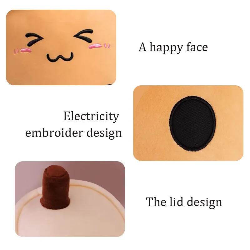 Aranyos töltött Boba plüss buboréktea Valódi élet Bubo Food Milk Cup plüsspárna Puha Kawaii plüssjátékok Ajándékok gyerekeknek Felnőtt 24cm~ — image 5