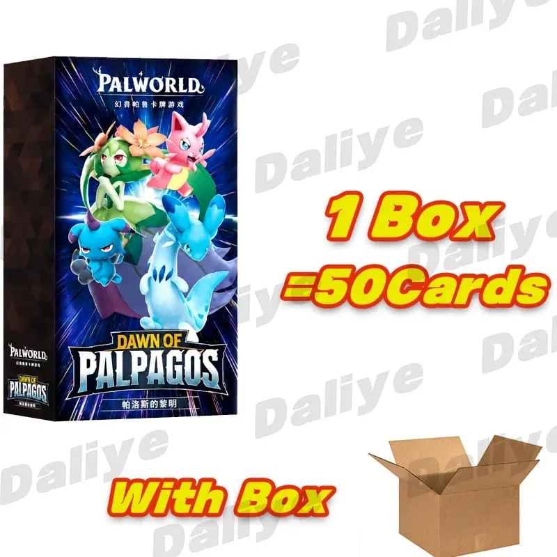 New Genuine Palworld TCG Cards Simplified Chinese Palworld Official Card Game DAWN OF PALPAGOS Collection Trading Cards Toys