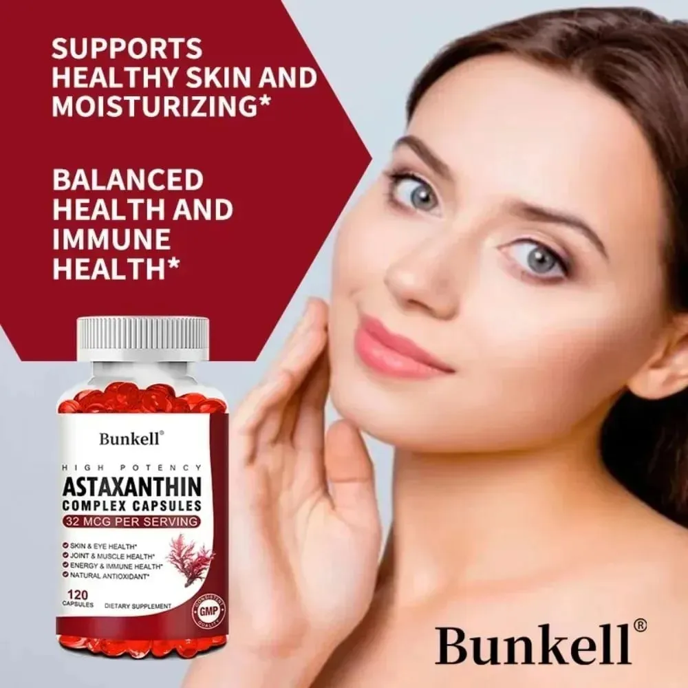 Antarctic Krill Oil 120mg Astaxanthin 32mcg Capsules(EPA DHA) Support Joint and Skin Immunity Cardiovascular Health — image 6