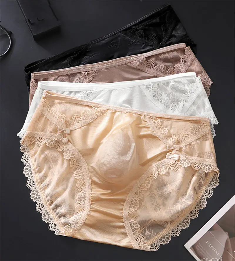 Men's underwear Ice silk tangas japonesa adults 18 plus calzoncillos hombre lace ropa interior hombre 3D convex cuecas masculina — image 3