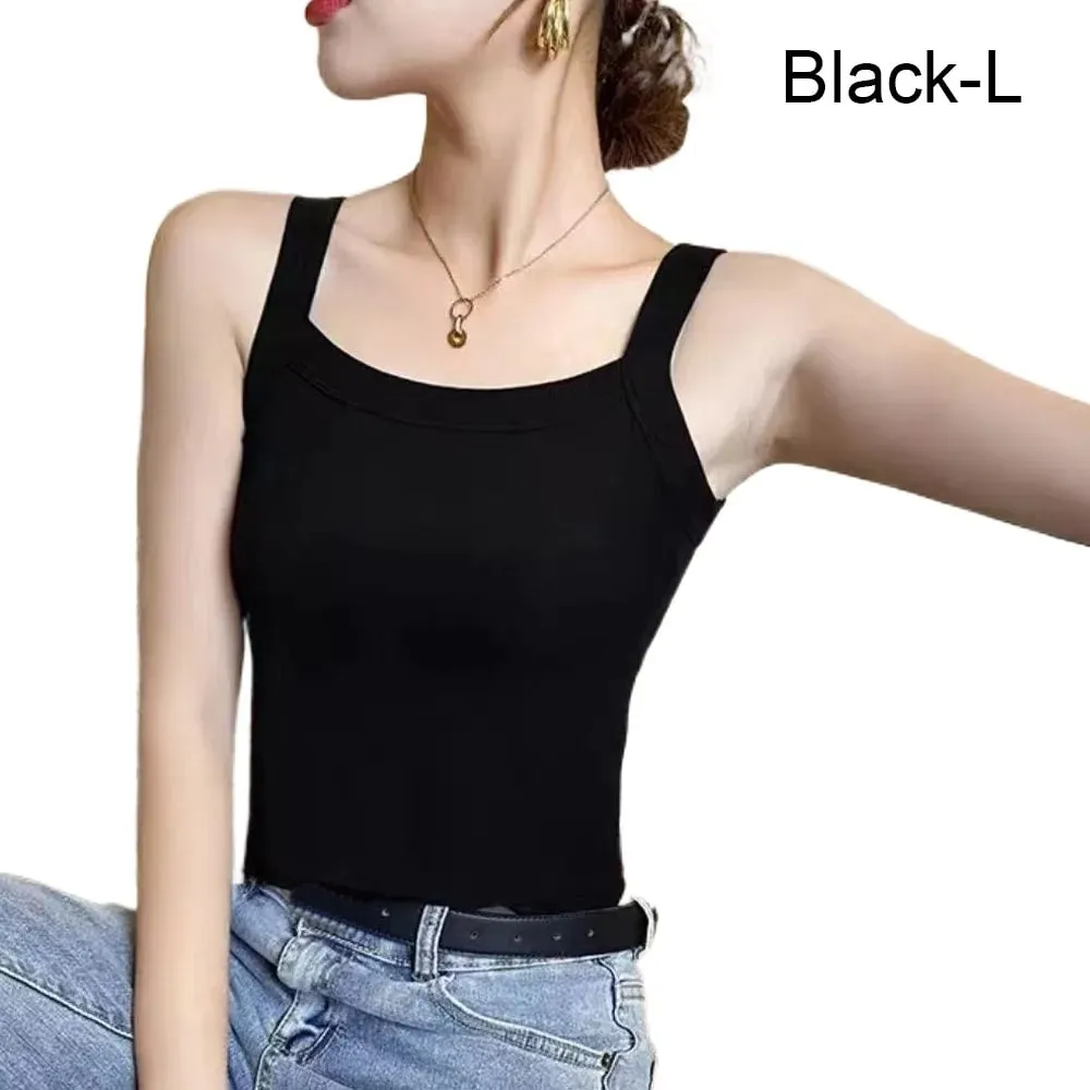 Casual Sleeveless Summer Tank Tops Underwear Camisoles Cami Top Shirt Slim Fitted Tops Sports Activities — image 10