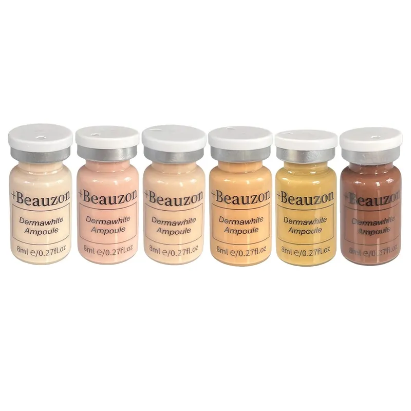 8ml BB Cream Hyaluronic Acid Facial Glow Serum Ampoule Essence Peptide Moisturizing Foundation Skin Rejuvenation Care Beauzon