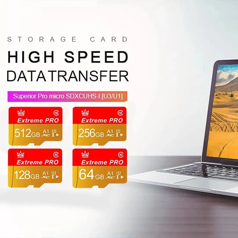 Zuverlässige Speicherkarte 16 GB / 32 GB / 64 GB / 256 GB und Micro-SD-Karte, SD-Karten, TF-Karten, schnelles Lesen, Schreiben, Klasse 10, für Überwachungskameras