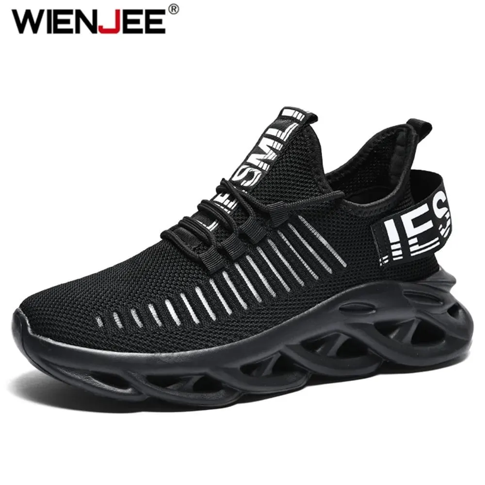 Mens Athletic Sneakers Lightweight Breathable Gym Shoes Non Slip Walking Shoes Comfortable Sports Shoes For Men Training