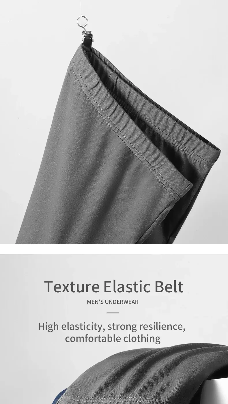Lot de 3 Boxers de sport respirants en coton pur pour hommes, sous-vêtements d'été de grande taille, slips en coton fin pour garçons