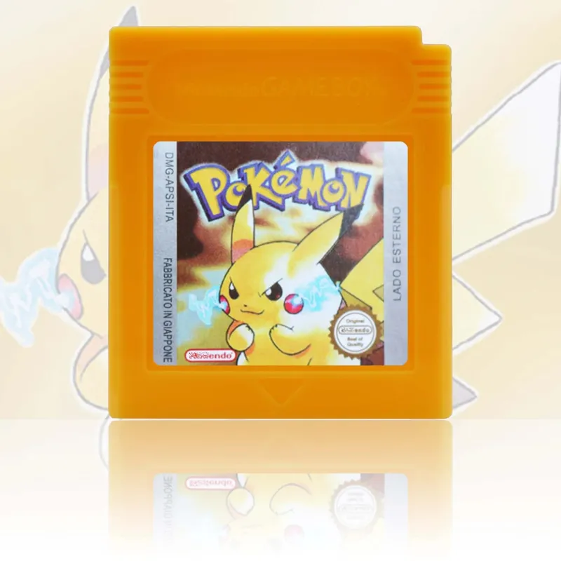 GBA/GBC ITA Version Pokemon Rubino/Zaffiro/Smeraldo/Cristallo/Verde Game Cartridge Video Game Card High Quality with Battery