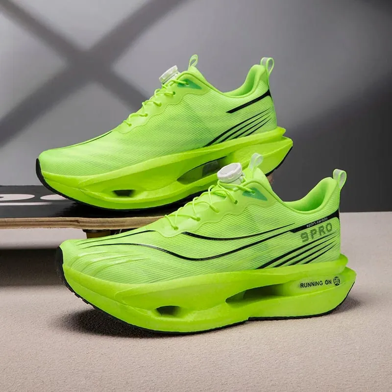 Men's Sports Shoes Carbon Plate Running Shoes Male Marathon Sneakers Racing Shock-absorbing Athletics Training Shoes for Women — image 4