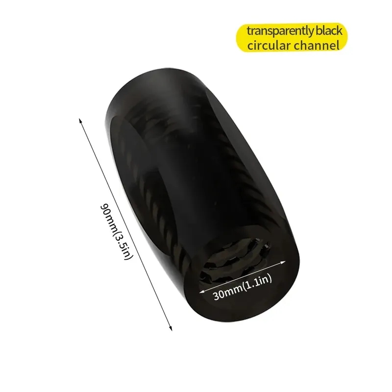 Transparent Masturbation for Men Pleasent Aircraft Cup Device Soft Pocket Vaginal Sleeve Training Adult Blowjob Sex Toy for Male