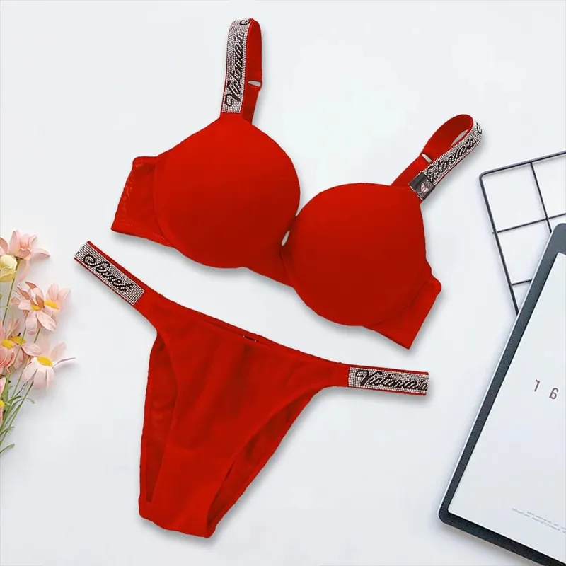 Victoria's Secret Women's New Sexy Lingerie Sporty Classic Padded Adjustable Push Up Lingerie Underwear Set Bras and Panty Set — image 5