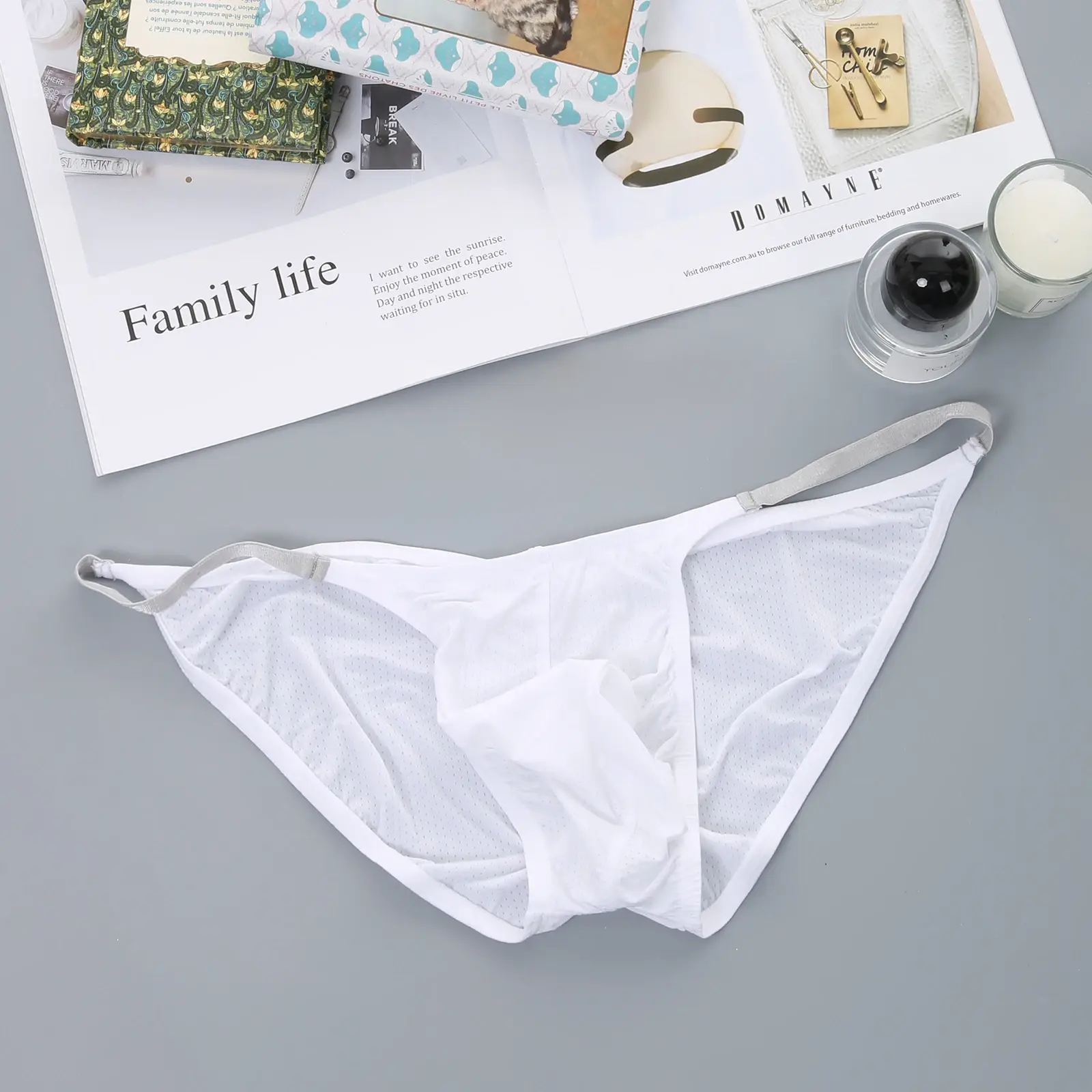 Briefs Sexy Man Underwear Men's Bulge Pouch String Mini Panties Men Low Waist Bikini Lingerie Underpants Slips Hombre — image 11