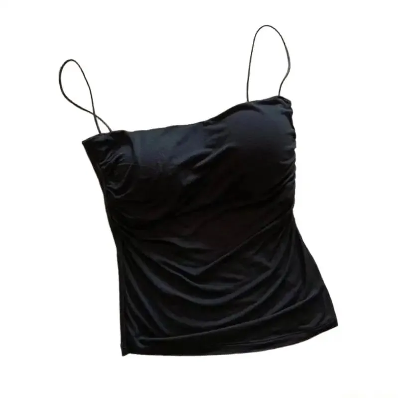 31BF Tops with Built in Bra Summer Camisole Going Out Tops