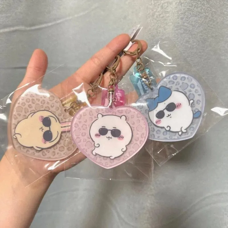 Jiikawa surrounding Harajuku limited acrylic keychain pendant Hachi Usaki cartoon backpack pendant — image 2
